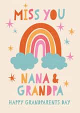 Miss You Nana Card 6025 created by Mrs Best Paper Co.