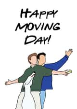 Friends Chandler New Home Card 41613 created by @sammie.illustrates