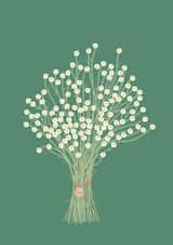 Love wild Daisies card created by JeJu Studio