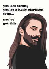 Jonathan Van Ness Van Ness Thinking of you Card 20428 created by Die Card