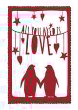 penguin all Anniversary Card 16579 created by Cloud Cuckoo Design