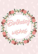 flowers pretty Birthday Card 19812 created by Amber Jane