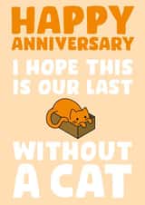Happy Anniversary - Last Without a Cat! created by Josh Daniel