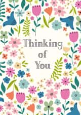 Thinking of you floral card created by Sarah Corcoran