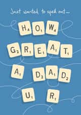 dad from the kids Father's Day Card 41530 created by NEEDL designs