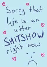 Female adult Thinking of you Card 43511 created by Random Shit Cards