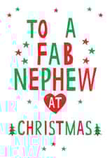 nephew traditional Christmas Card 17714 created by Earlybird