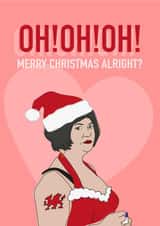 Gavin and Stacey Nessa Christmas Card created by AliceandEmmaDesigns