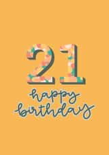 21 21st Birthday Card 20460 created by Soda Designs