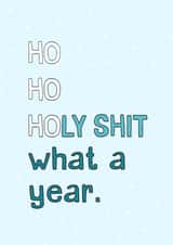 What a year Christmas card created by Jude Patla 