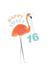 flamingo sweet Birthday Card 18864 created by Lea Velasquez