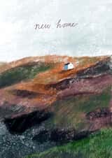 moving house hills New Home Card 20021 created by Becca Hall illustration