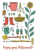 retire garden Retirement Card 20252 created by Emily Hunter