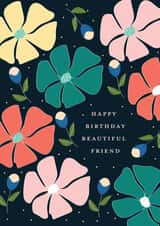 beautiful friend Birthday Card 18865 created by Lea Velasquez