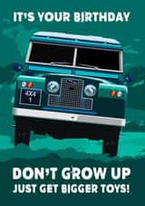 Birthday Land Rover 4x4 created by RetroMotion Artwork