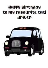 taxi driver Birthday Card 15073 created by Bella Doodles