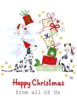 bird cat Christmas Card 33777 created by SABIVO Design by Sabina