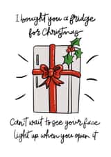 fridge face Christmas Card 45400 created by Clare Stansfield