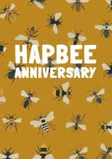 pun bees Anniversary Card 16345 created by Made by Burbs