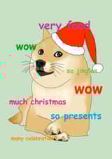 doge x mas Christmas Card 19005 created by Influential People
