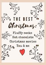 What makes Christmas the best Christmas card created by Rebecca Handy