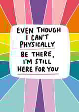 Rainbow Here For You Card created by Angela Chick