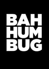 adult bah Christmas Card 45458 created by RANK Graphics inc.