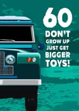 60 60th Birthday Card 18465 created by RetroMotion Artwork