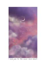 i love you  to the moon and back Card 42839 created by Katie-Lea