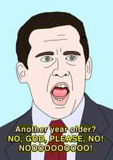 the office michael scott Birthday Card 19008 created by Influential People