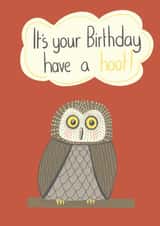 Cute Birthday Card - Pun - Owl created by @SarahPriceDesigns
