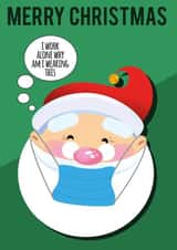 work alone Christmas Card 43564 created by Nathan Cooper