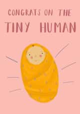 Congrats on the tiny human new born card created by Isabella