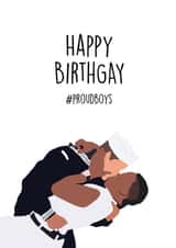 LGBTQ+ cheeky Birthday Card 20332 created by Akeechi Design