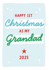 First Christmas as my Grandad from the baby created by Percy & Pearl