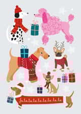 Dogs Pets Christmas Card 20303 created by Mifkins