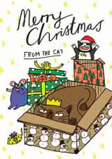 from the cat merry christmas Christmas Card 23240 created by 2B Or Not 2B