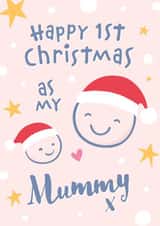 1st Christmas As My Mummy Christmas Card created by Macie Dot Doodles