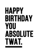 Funny Rude Birthday Card 17087 created by YOUR NAN.