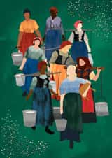 christmas card twelve days of christmas Card 40328 created by Charlie Best