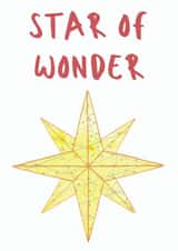 Star of Wonder Nautical Compass Christmas Card created by NaviStitch
