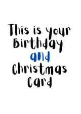 xmas bday funny Birthday Card 25688 created by Stray Funk Design