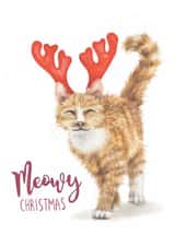 Animals arty Christmas Card 11885 created by Citrus Bunn