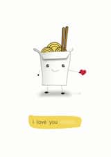 noodles oodles Love & Friendship Card 20588 created by Venus Peach