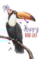 bird toucan Birthday Card 11888 created by Citrus Bunn