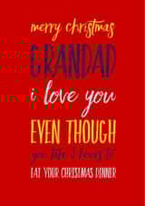 Grandad Christmas Dinner created by CreatedbyMe Sean