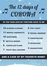 Christmas 2020 Covid Christmas Card 45609 created by Emma's Card Designs