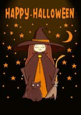 Happy Halloween Witch 1000 created by Cheeky Witch®