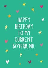 boyfriend current Birthday Card 19128 created by The Importance of Being Honest
