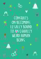 Legally bound to another - wedding - green created by The Importance of Being Honest